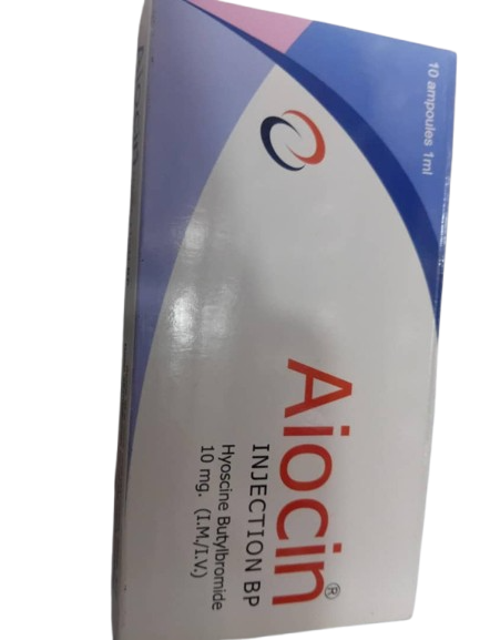 Aiocin Hyoscine Butylbromide Injection10mg(1 pack)
