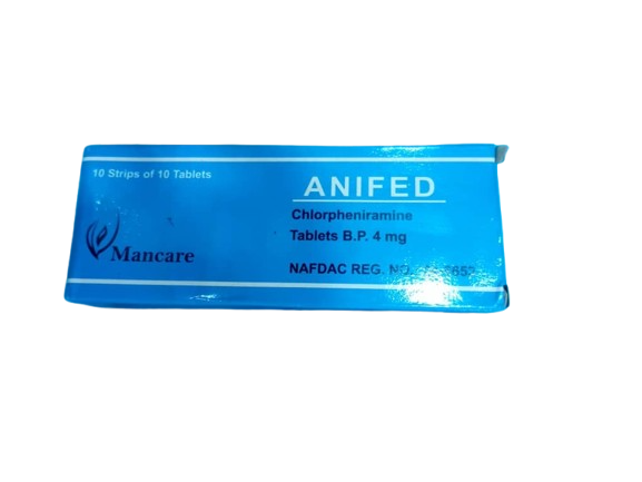 Anifed Chlorpheniramine Tab 4mg(1pack)