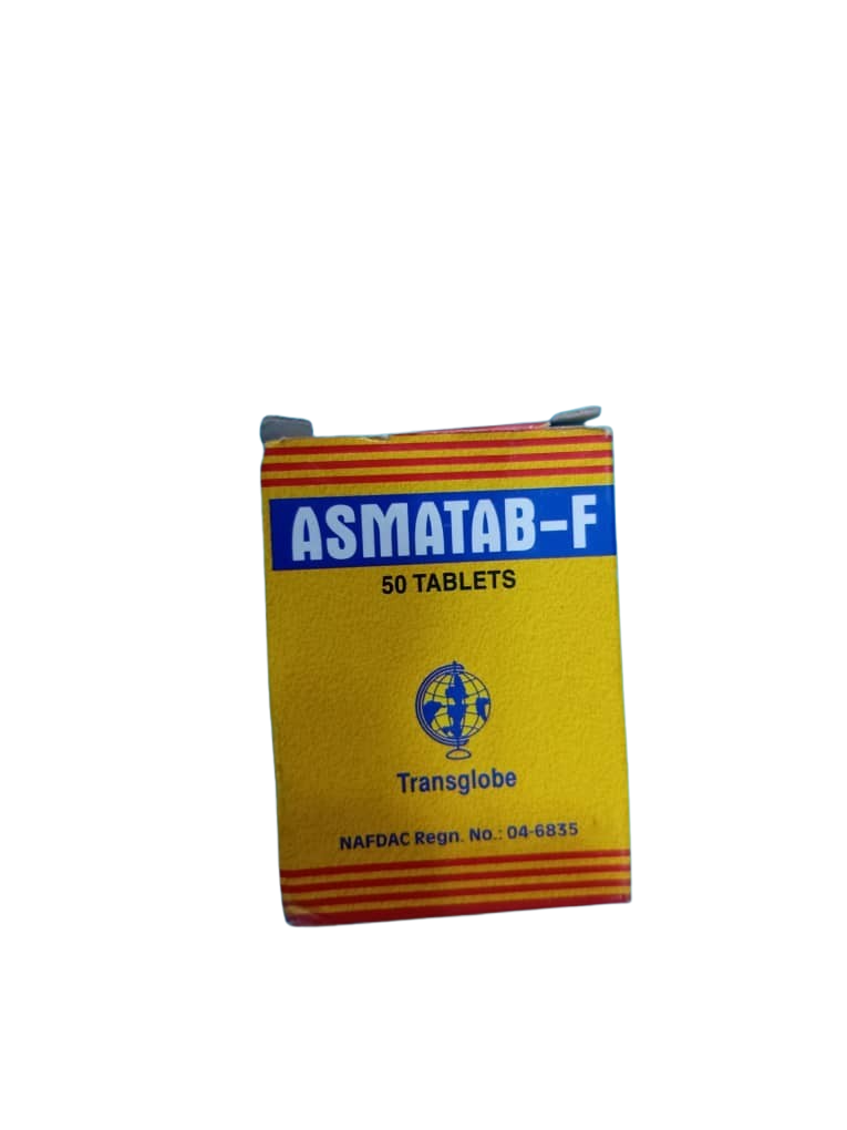 Asmatab F Theophylline 100mg/Salbutamol 2mg(1pack)
