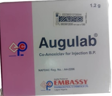 Augulab Co Amoxiclav Injection 1.2g