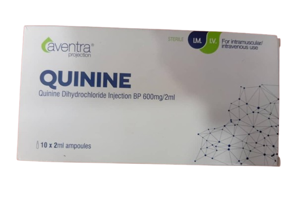 Aventra Quinine Dihydrochloride Injection 600mg