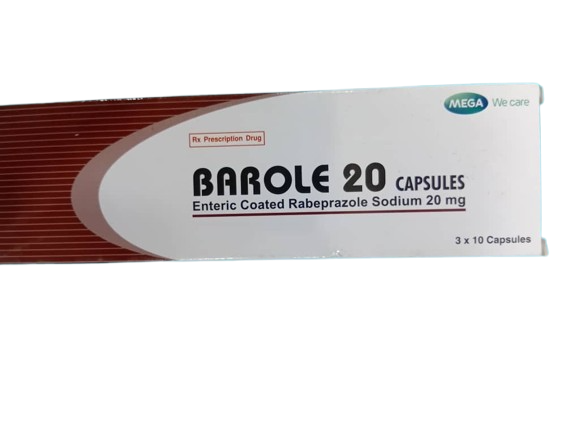 Barole20  Rabeprazole Sodium Tab 20mg(1 pack)