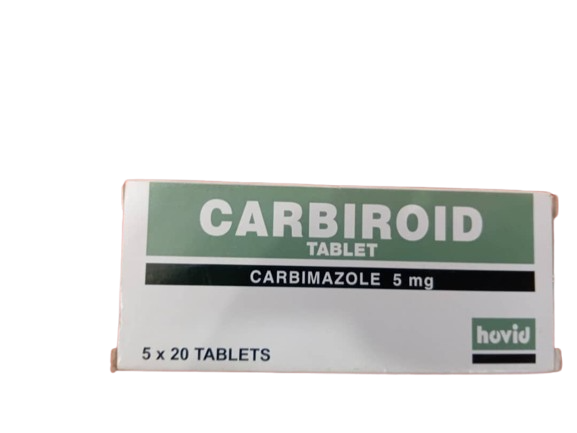 Carbiroid Cabimazole Tab 5mg(1 pack)