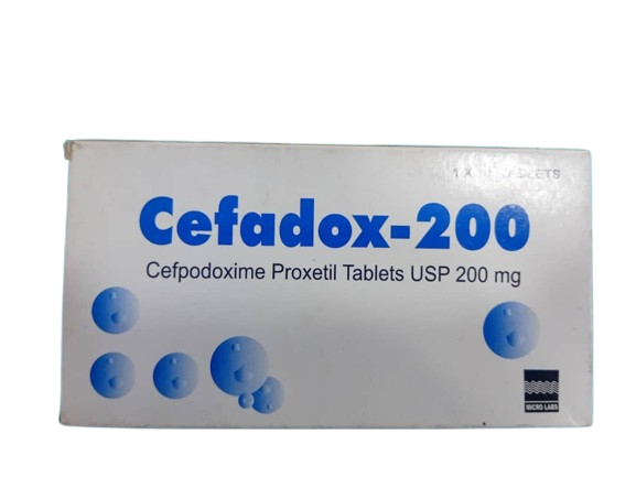 Cefadox Cefpodoxime proxetil Tab 200mg(1 pack)