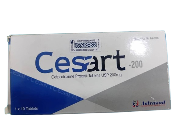 Cesart Cefpodoxime proxetil Tab 200mg(1 pack)