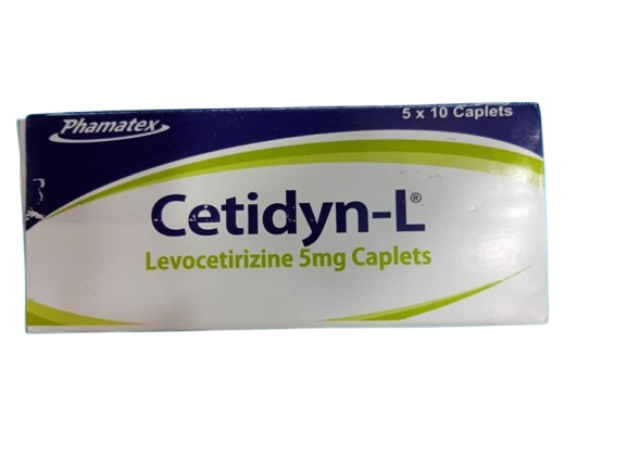 Cetidyn L Levocetirizine Tab 5mg( 1 pack) 