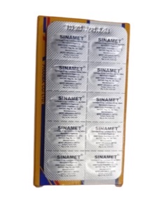Sinamet Carbidopa 25mg/Levodopa 250mg