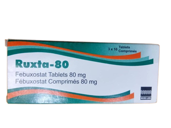 Ruxta-80 Febuxostat Tab 80mg(pack)