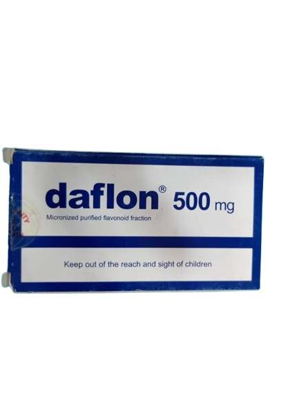 Daflon Micronized purified Flavonoid Fraction 500mg