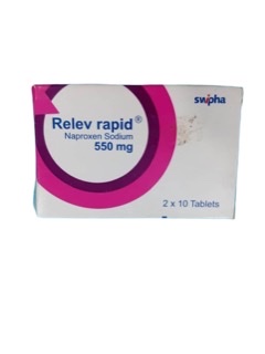 Relev Rapid Naproxen Sodium Tab 550mg