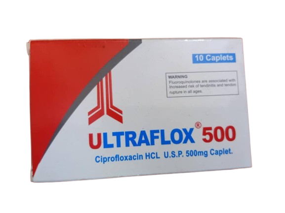 Ultraflox Ciprofloxacin HCL Tab 500mg(1 pack)