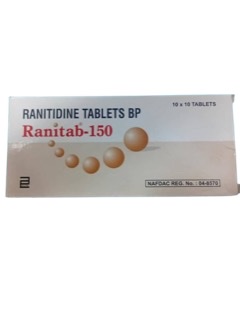 Ranitab Ranitidine Tab 150mg(1 pack)