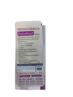 Rabefast Rabeprazole Sodium Tab 20mg(1 card)