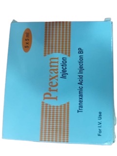 Prexam Tranexamic Acid Injection 5ml(1 amouple)