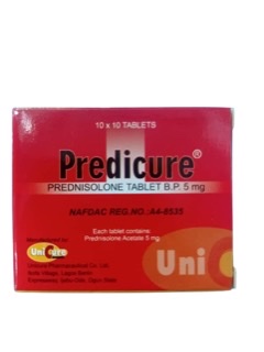 Predicure Prednisolone Acetate Tab 5mg(1 pack)