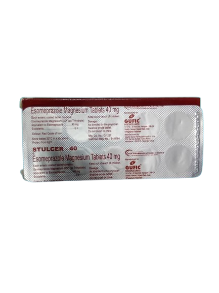 Stulcer Esomeprazole Magnesium Tab 40mg(1 card)