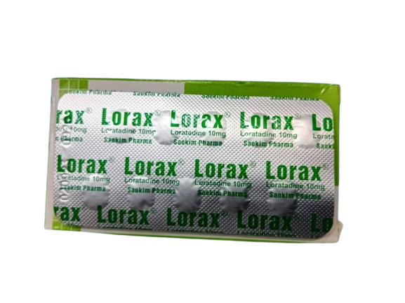 Lorax Loratadine Tab 10mg(1card)