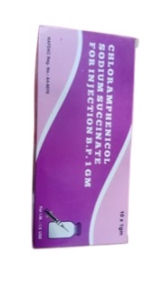  Chloramphenicol Sodium Succinate injection 1g (1 vial)
