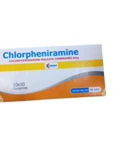 Chlorpheniramine-Chlorpheniramine Maleate 4mgTab (1pack)