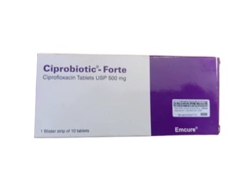 Ciprobiotic Forte Ciprofloxacin Tab 500mg(1pack)