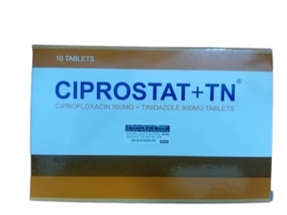 Ciprofloxacin And Tinidazole 500mg tab  Ciprostat And Tn 500mg  (1pack)