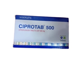 Ciprotab Ciprofloxacin Tab 500mg(1pack)