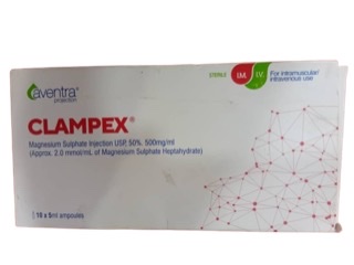 Clamex Magnesium Sulfate Injection 50% (1amp)