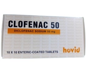 Clofenac Diclofenac Sodium Tab 50mg(1pack)