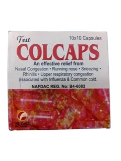 Colcaps Chlorpheniramine Maleate Tab 4mg(1pack)