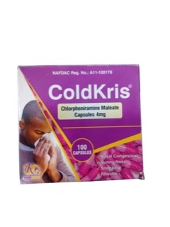 Coldkris Chlorpheniramine Maleate Tab 4mg(1pack
