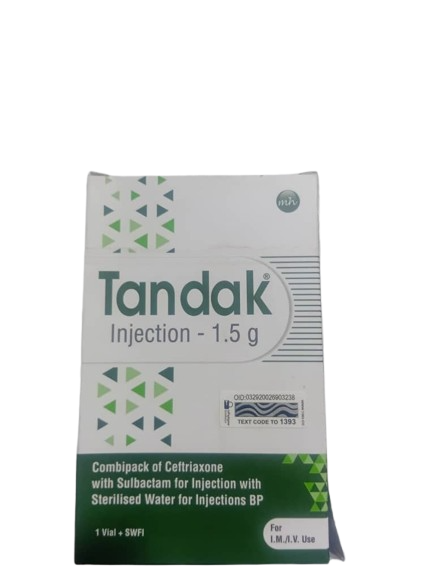 Tandak Ceftriaxone/ Sulbactam 1.5g injection