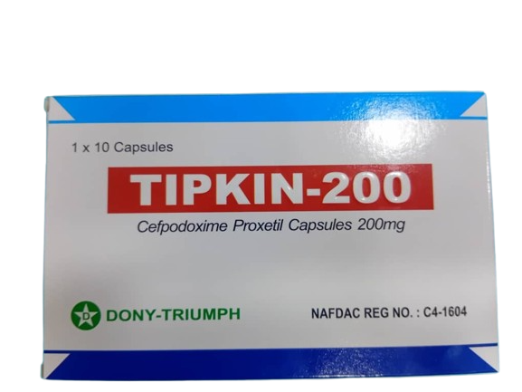 Tipkin Cefpodoxime proxetil Tab 200mg Tab(1 pack)
