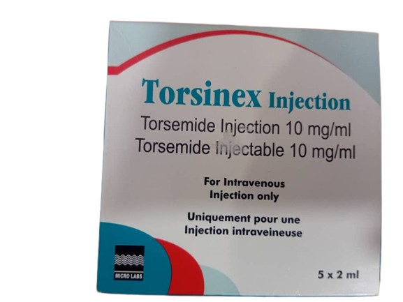 Torsinex Torsemide Injection 10mg( 1 amp)