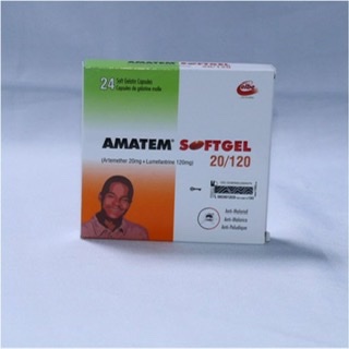 Amatem Softgel Artemether/Lumefantrine 20/120mg(1packet)