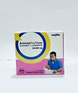 ArenaxPlus Forte 80/480 Artemether/Lumefantrine Tab 80/480mg(1packet)