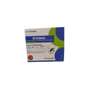 ECOMAL Artemether/Lumefantrine Tab 80/480 mg)(1packet)