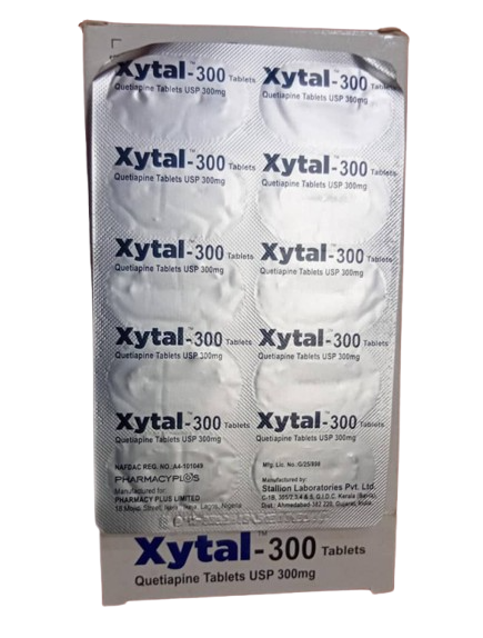 Xytal Quetiapine Tab 300mg (1 card)
