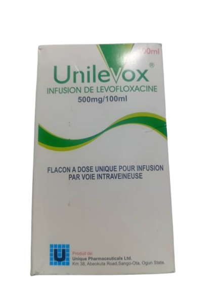 Unilevox  Levofloxacin Infusion 500mg/100ml