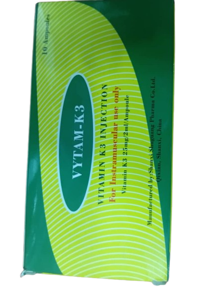 Vtyam Vitamin K3 Injection 25/2ml ( per amp)