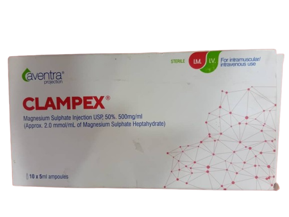 Clamex Magnesium Sulphate Injection 500mg( per amp)