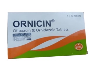 Ornicin Ofloxacin & Ornidazole Tab (1pack)