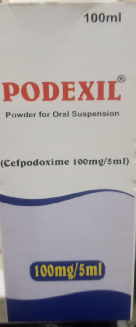 Podexil Cefpodoxime Suspension  100mg/5ml  (1 bottle 