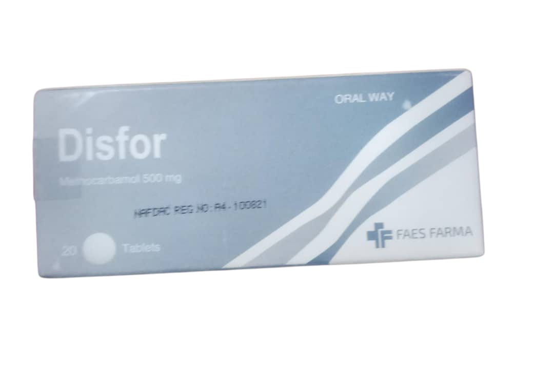 Disfor  Methocarbamol Tab 500mg(pack)