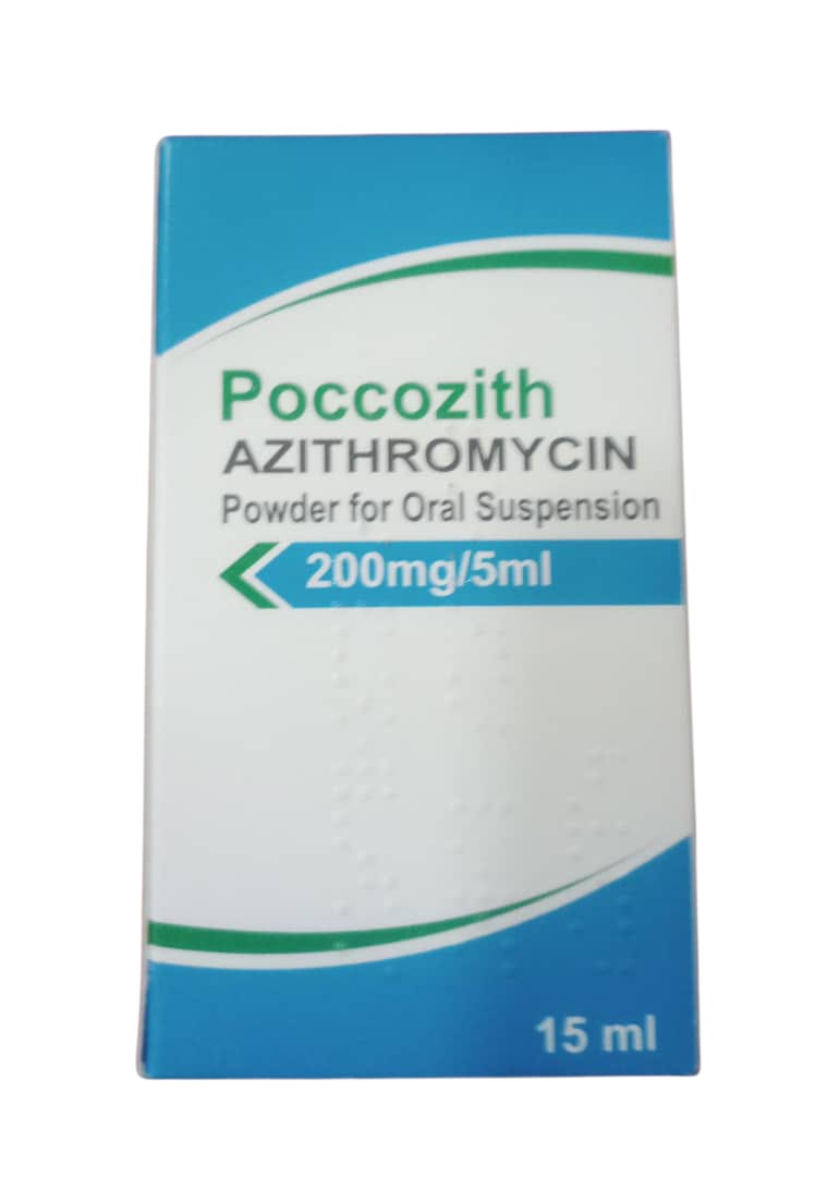 Poccozith Azithromycin Suspension 200mg/5ml
