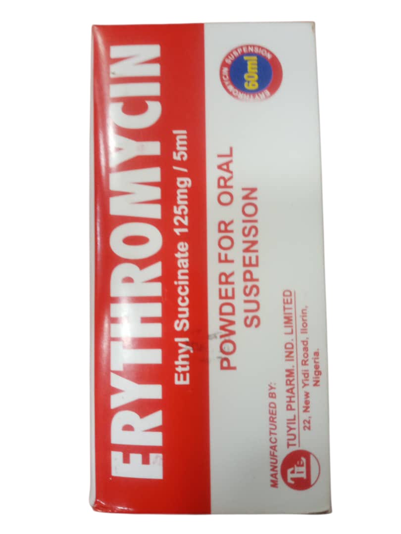 ERYTHROMYCIN Ethyl Succinate 125mg/5ml
