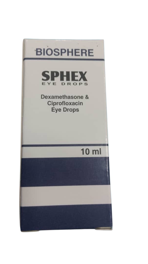 SPHEX Dexamethasone & Ciprofloxacin Eye Drops 5ml