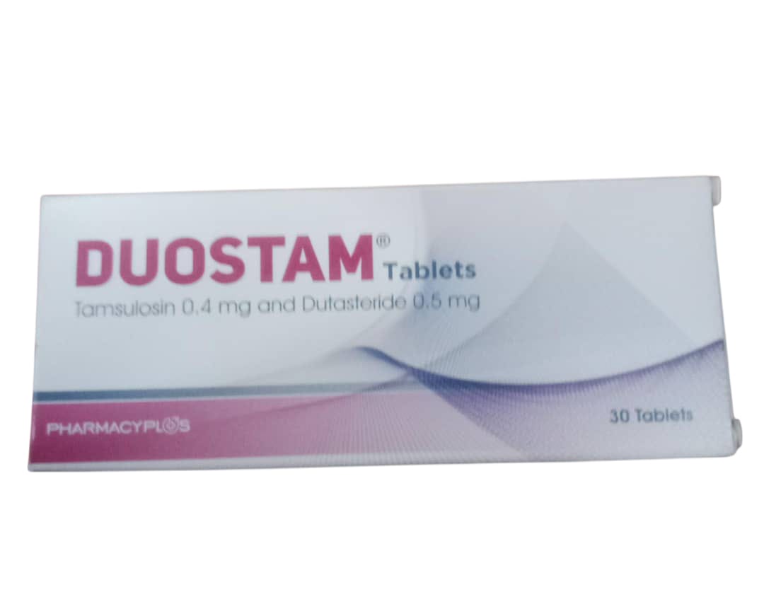 Duostam Tamsulosin 0.4mg & Dutasteride 0.5mg Tab(pack)