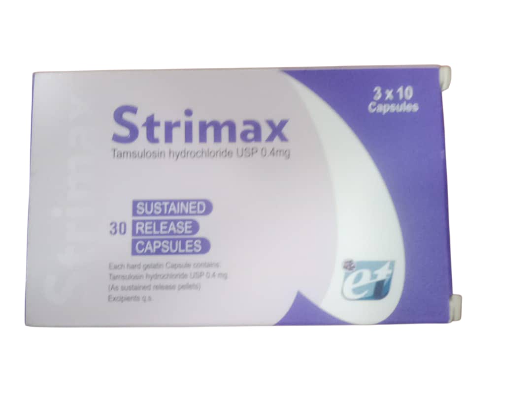 Strimax Tamsulosin Hydrochloride Caps 0.4mg (pack)