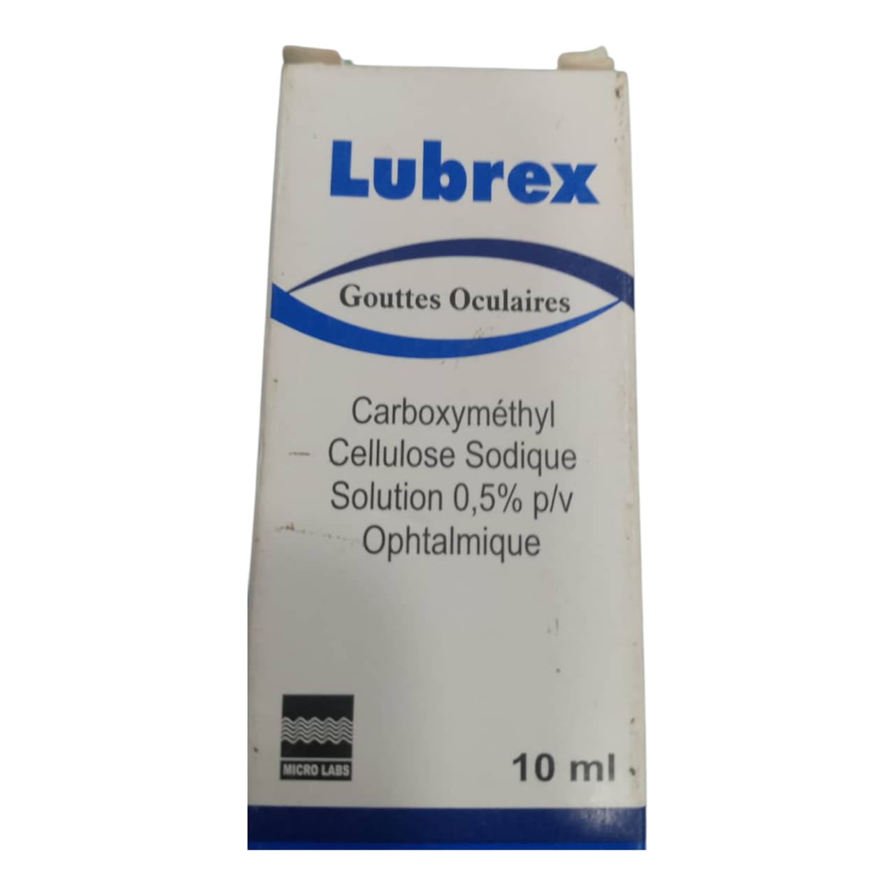 Lubrex Carboxymethyl Cellulose Sodique solution 0.5% p/v Ophthalmique