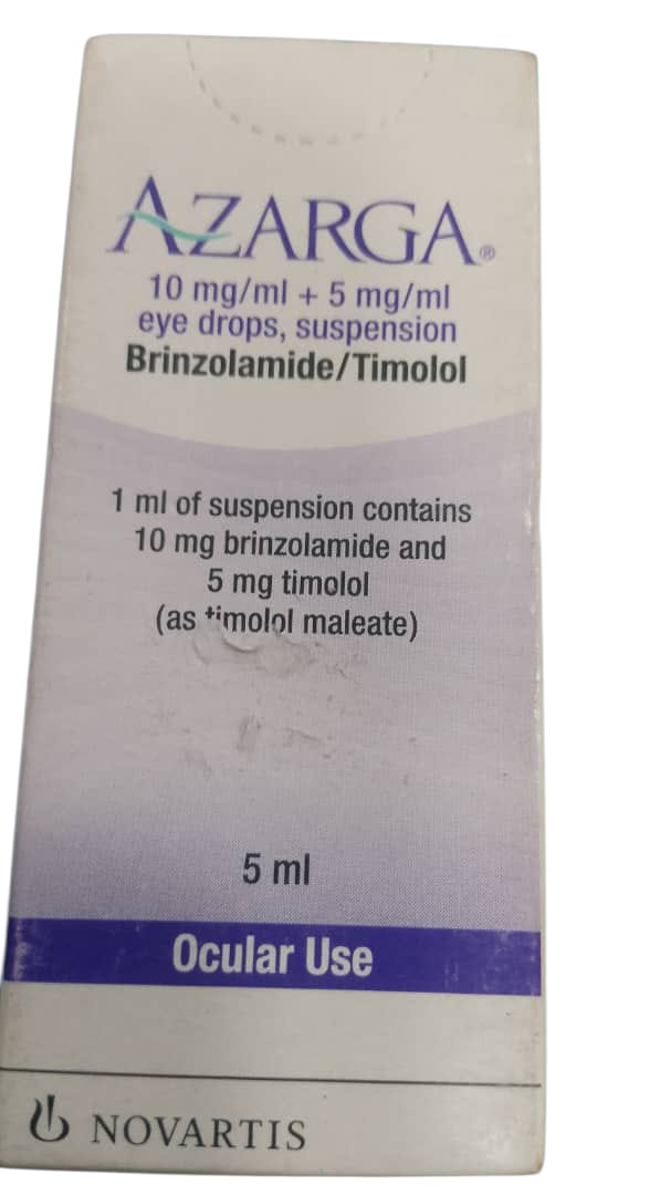 Azarga Brinzolamide/Timolol Eye Drop